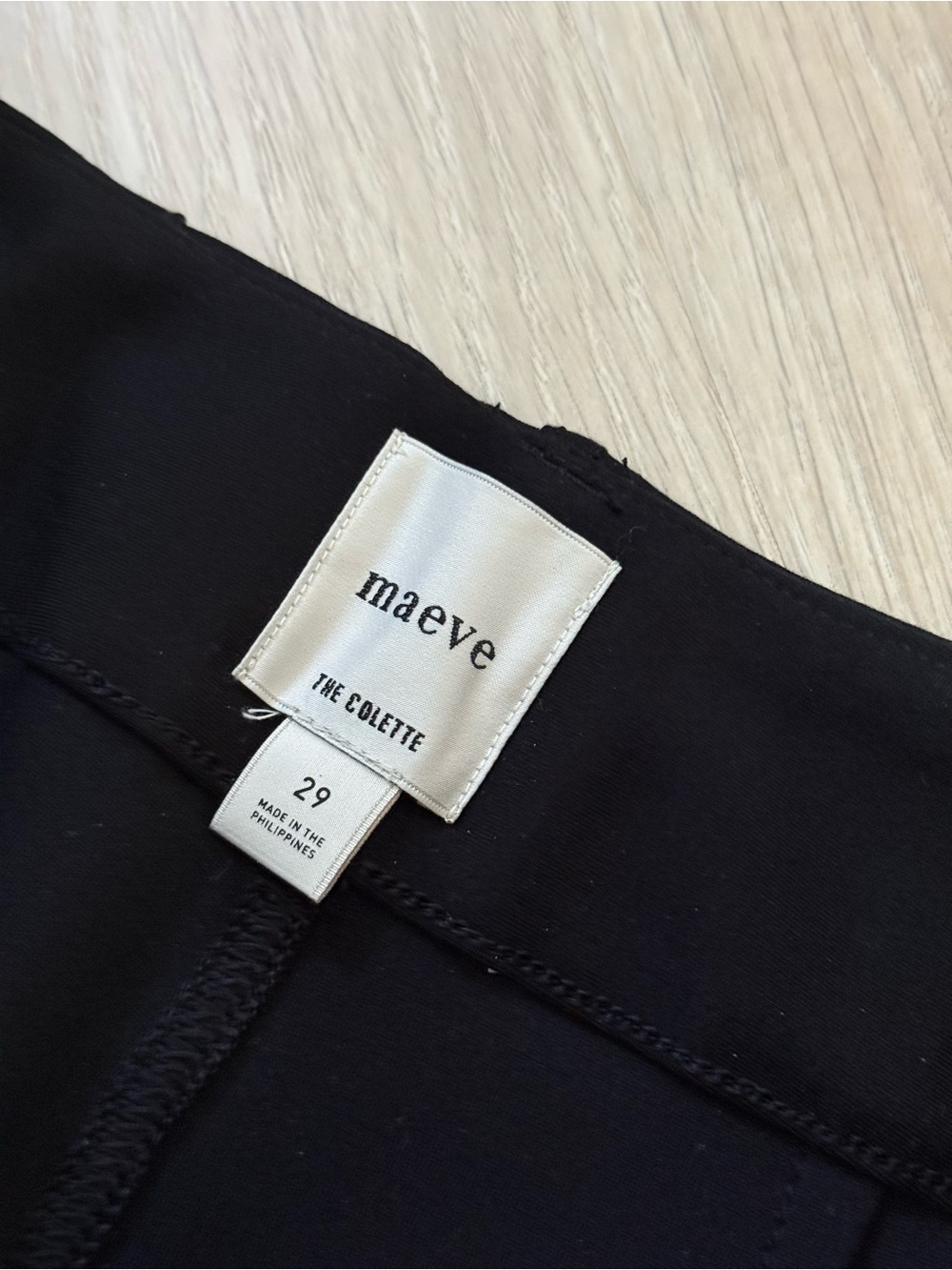 Maeve Anthro The Colette Cropped Wide-Leg Trousers Ponte Edition | Black | 29 - Picture 8 of 11